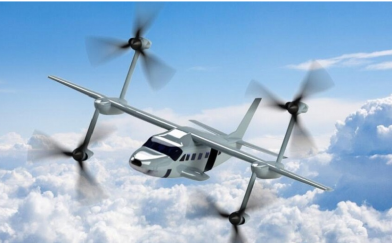 美公司展示“梭子魚”新型未來高速垂直起降飛機設計概念