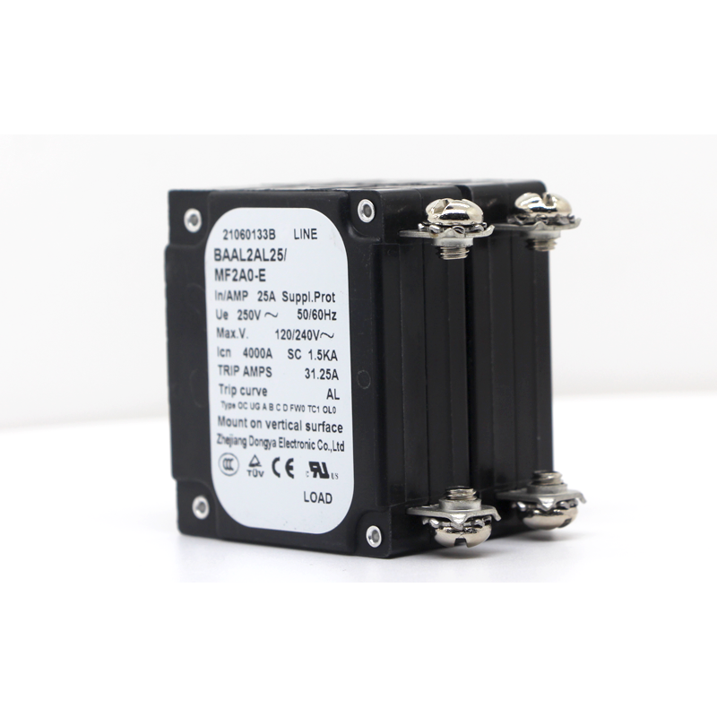 BA series - rated breaking capacity - alarm auxiliary switch